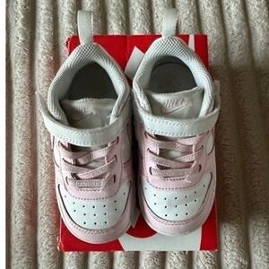 Nike Court Borough Low Recraft TD White Pink Foam Sneakers DV5458-105 7C